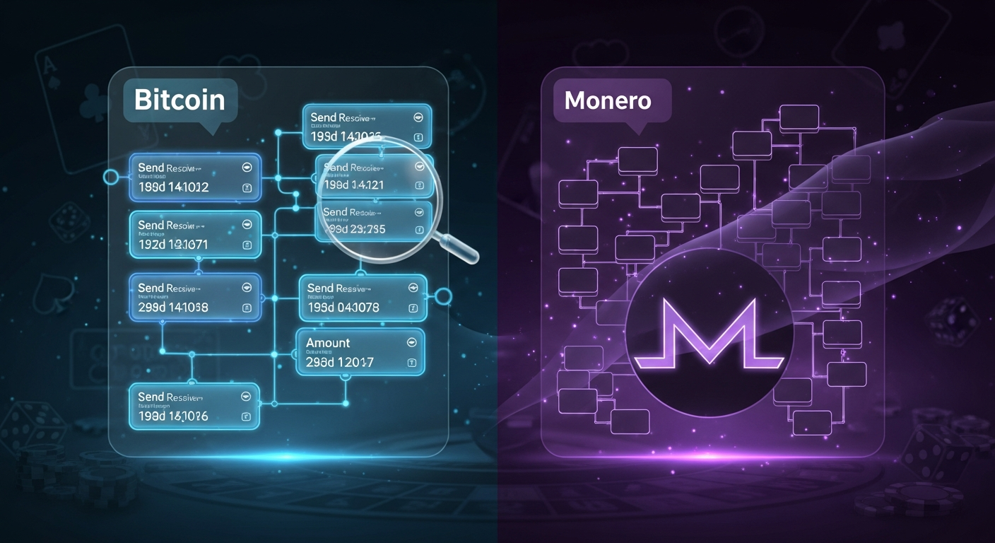 Bitcoin vs Monero Gambling: A Privacy, Speed & Fee Comparison | Value The  Markets