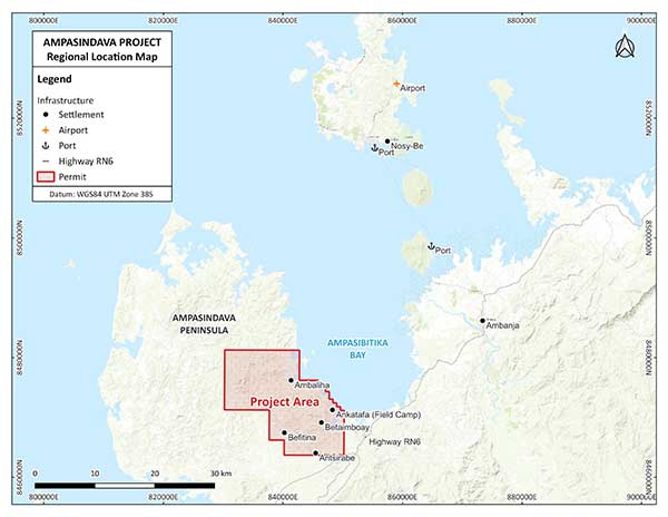 Harena Rare Earths - Ampinasdava Project, Madagasgar