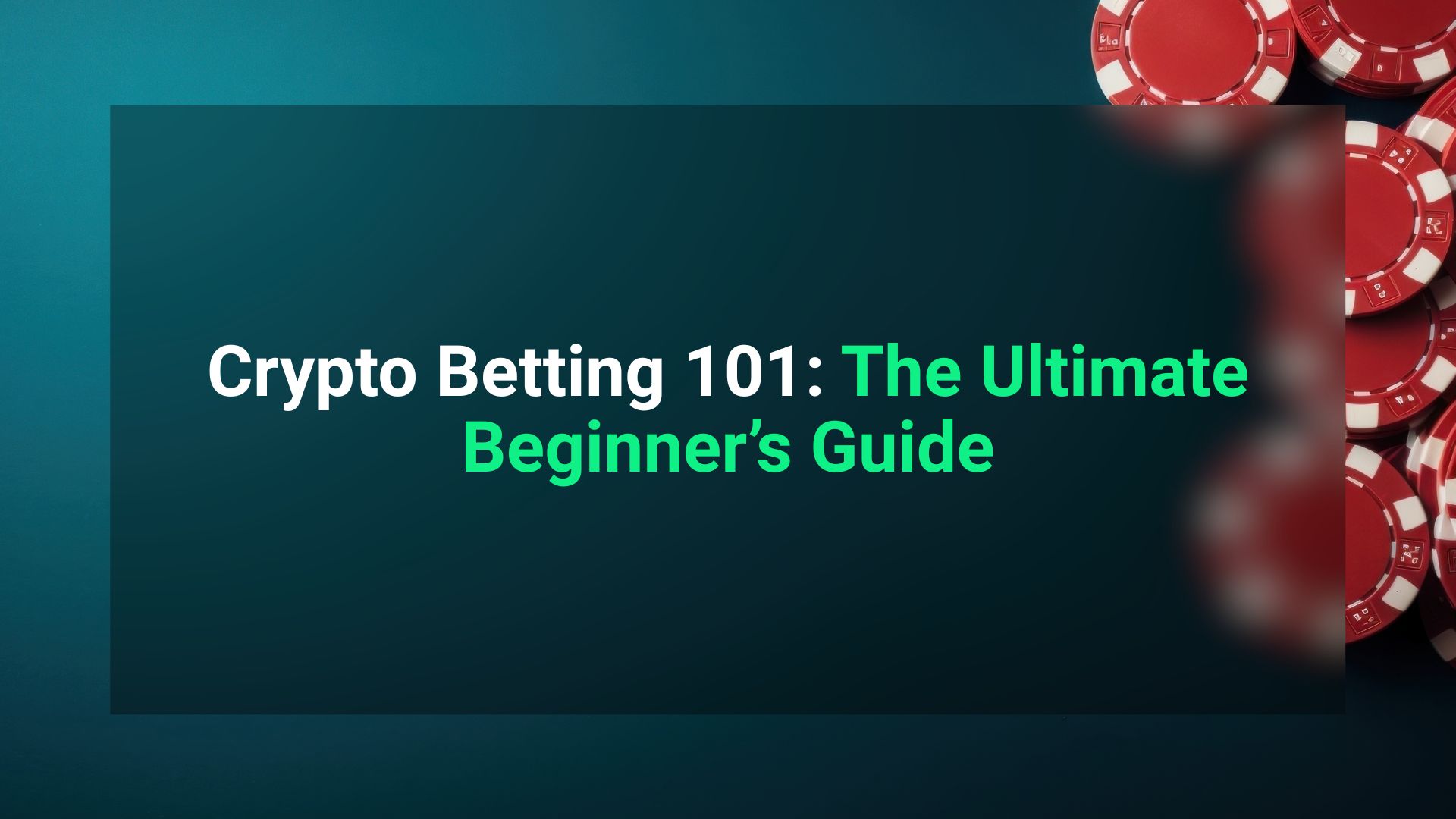 Crypto Betting for Beginners: Start Smart with This 2025 Guide | Value The  Markets